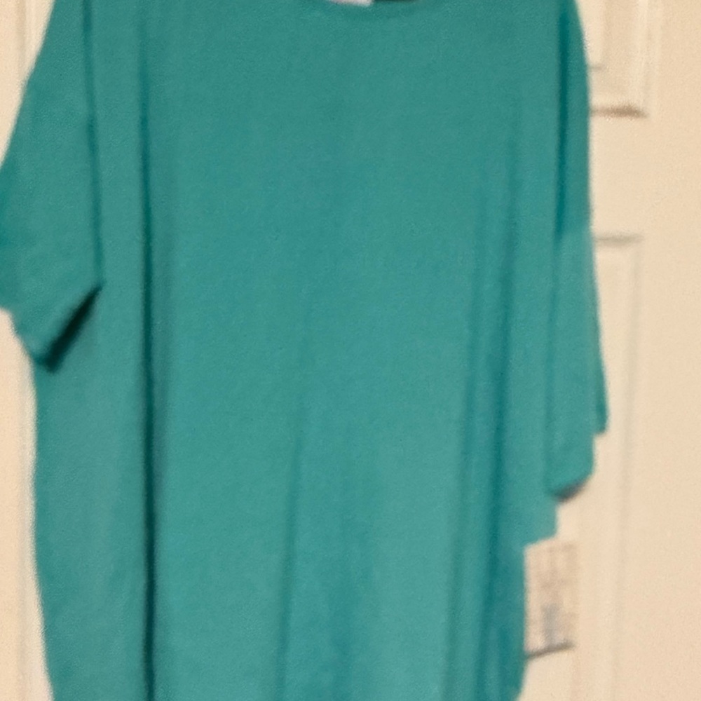 LuLaRoe Irma- Vibrant Teal Top